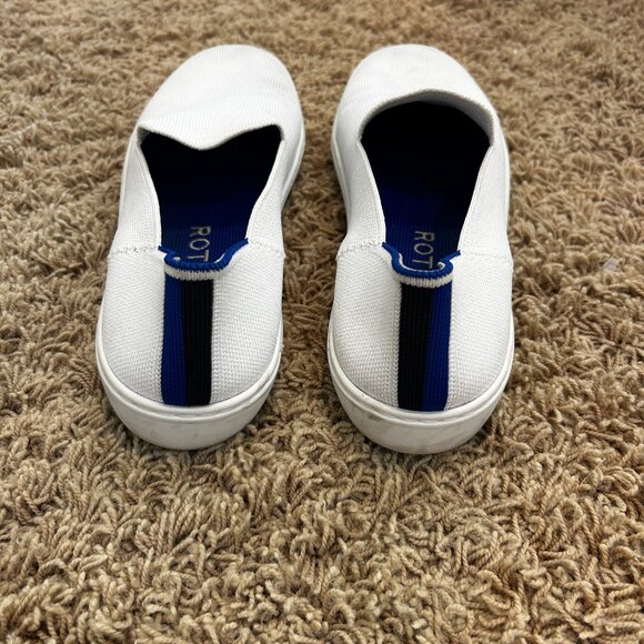 ROTHY'S The Original Slip On Sneaker in Bright White Women's Size 9 - Picture 4 of 8
